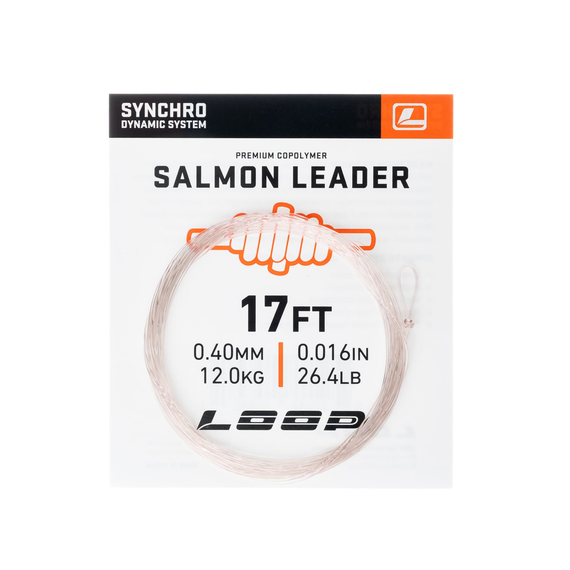Synchro Salmon Leader 15' 0.37mm
