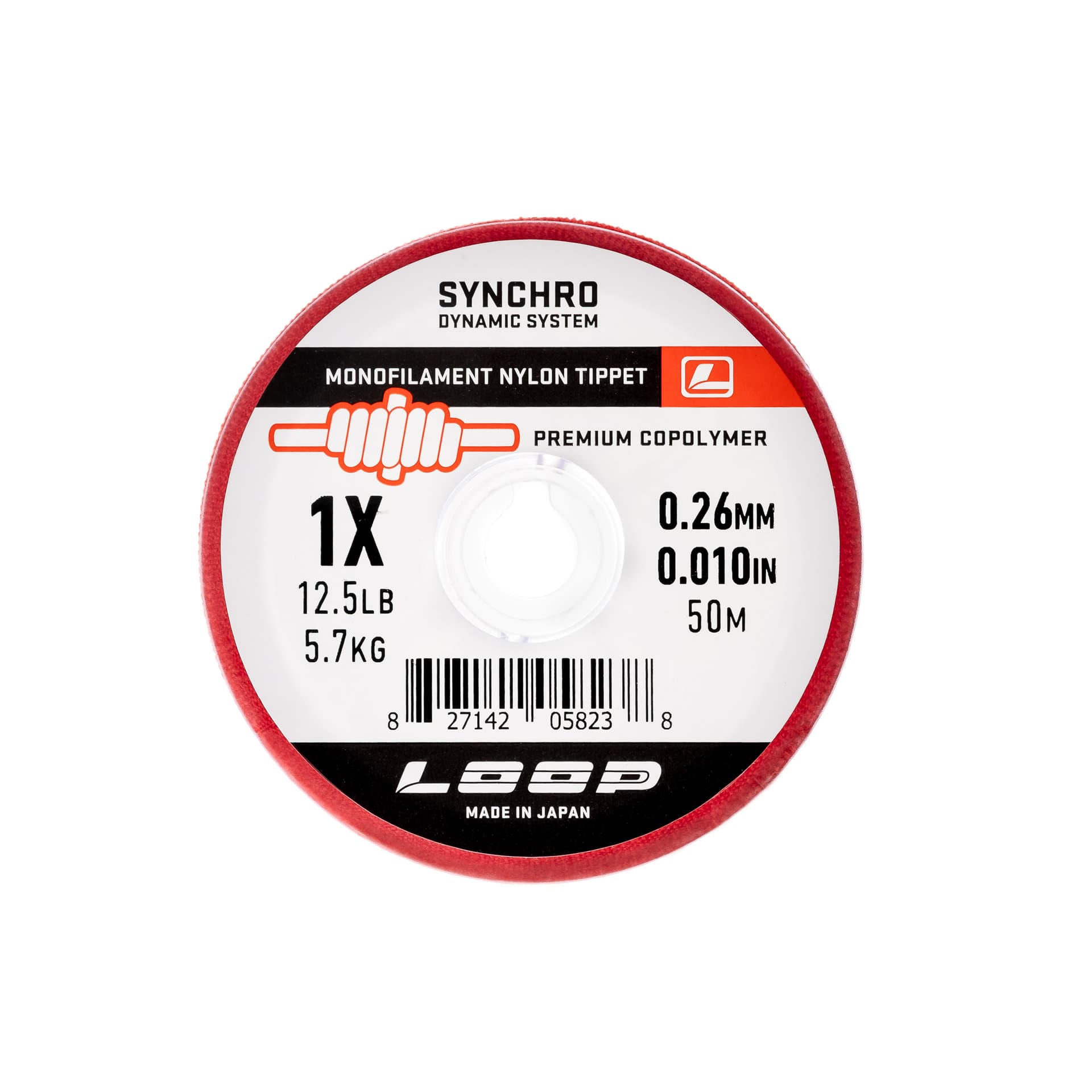 Synchro Monofilament Tippet 1X 0.260 mm