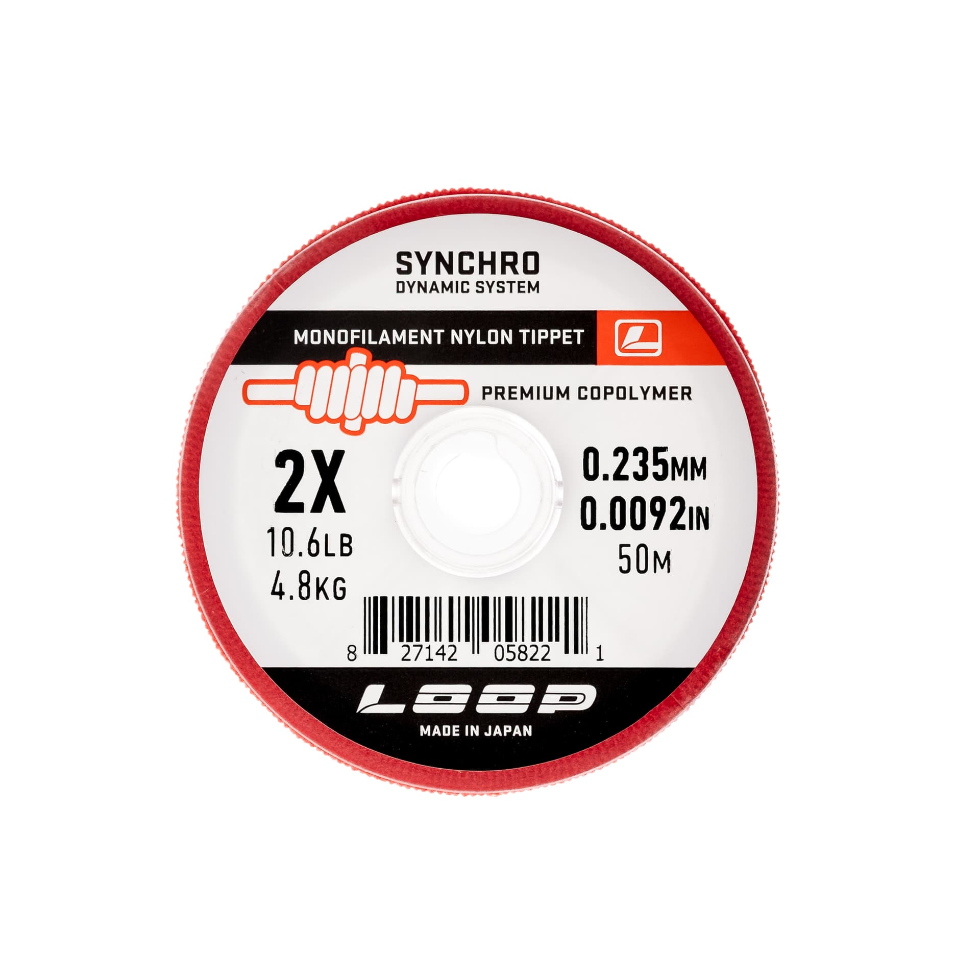 Synchro Monofilament Tippet 2X 0.235 mm