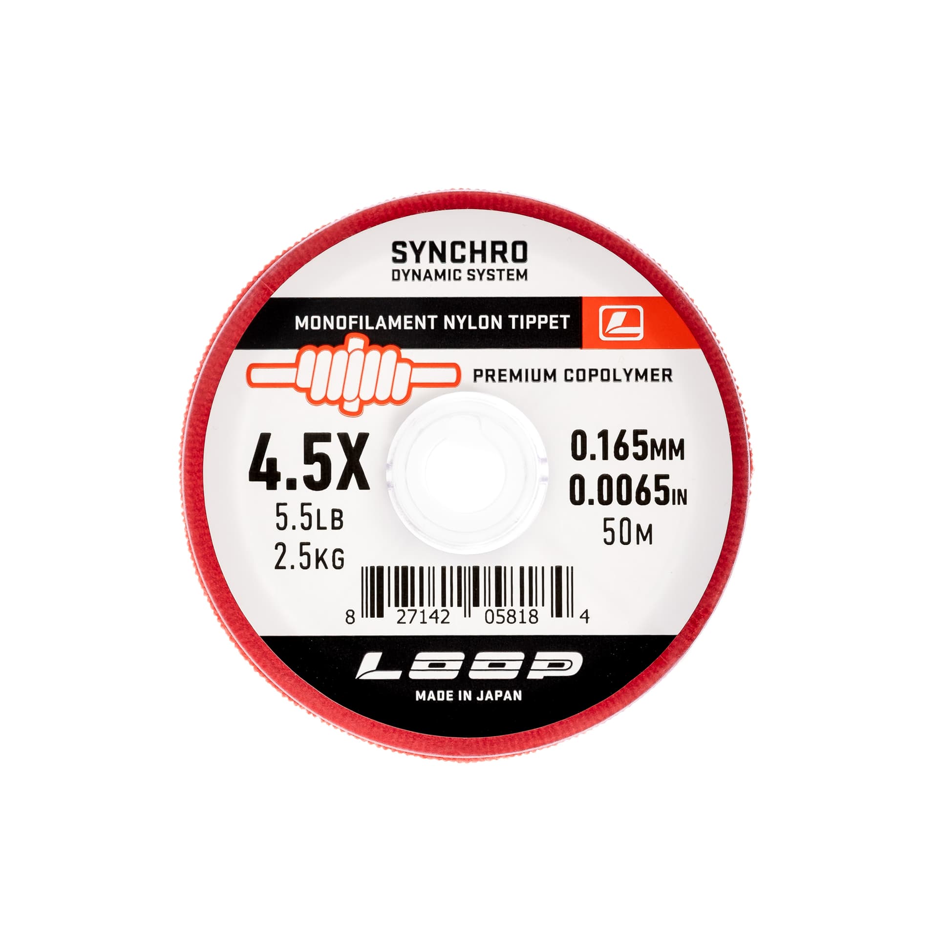 Synchro Monofilament Tippet 4.5X 0.165 mm