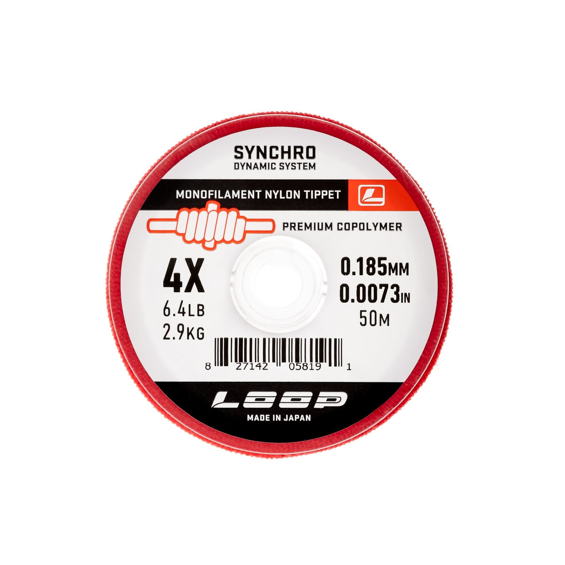 Synchro Monofilament Tippet 4X 0.185 mm