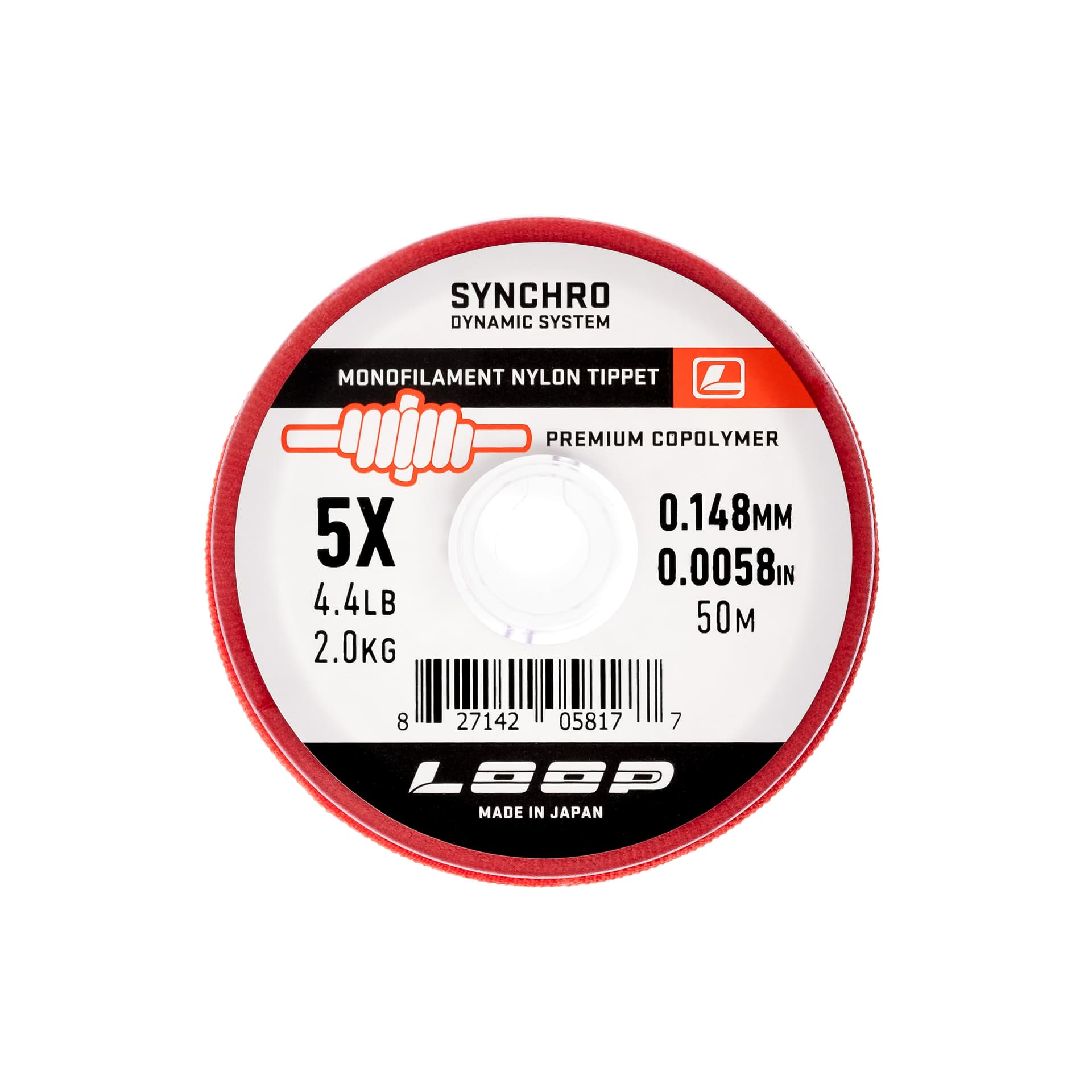 Synchro Monofilament Tippet 5X 0.148 mm