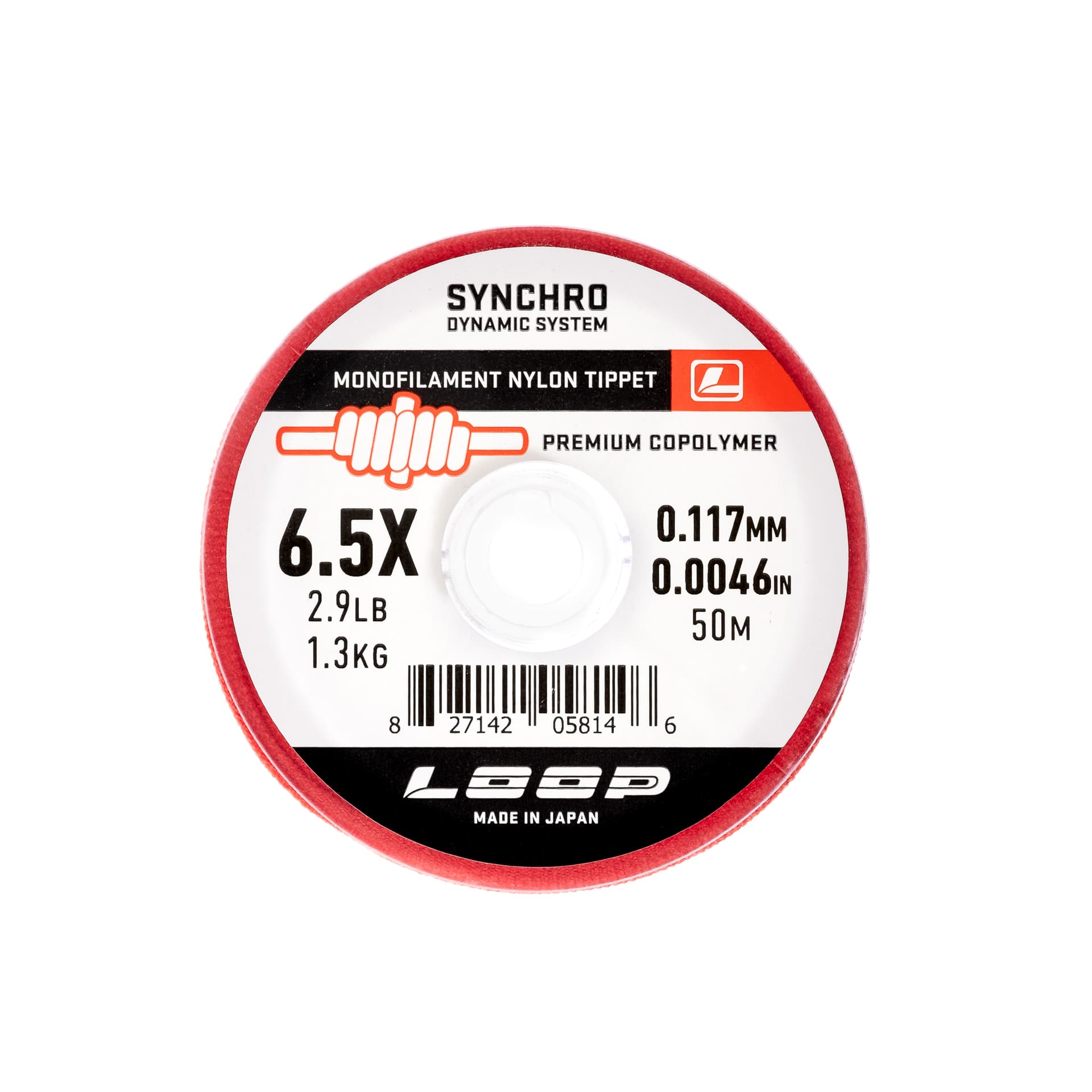 Synchro Monofilament Tippet 6.5X 0.117 mm