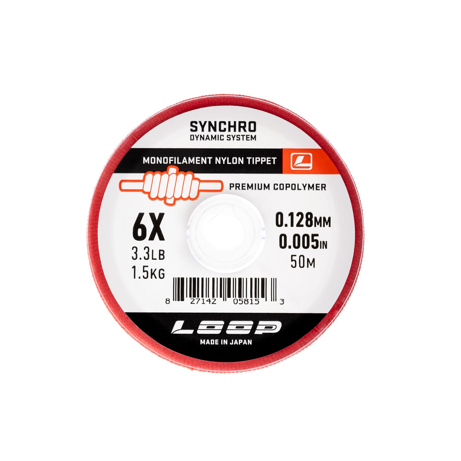 Synchro Monofilament Tippet 6X 0.128 mm