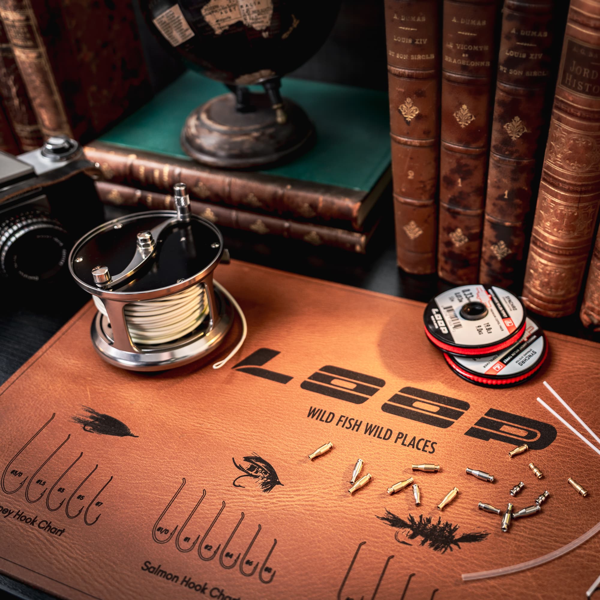 HERITAGE LEATHER FLY TYING MATS